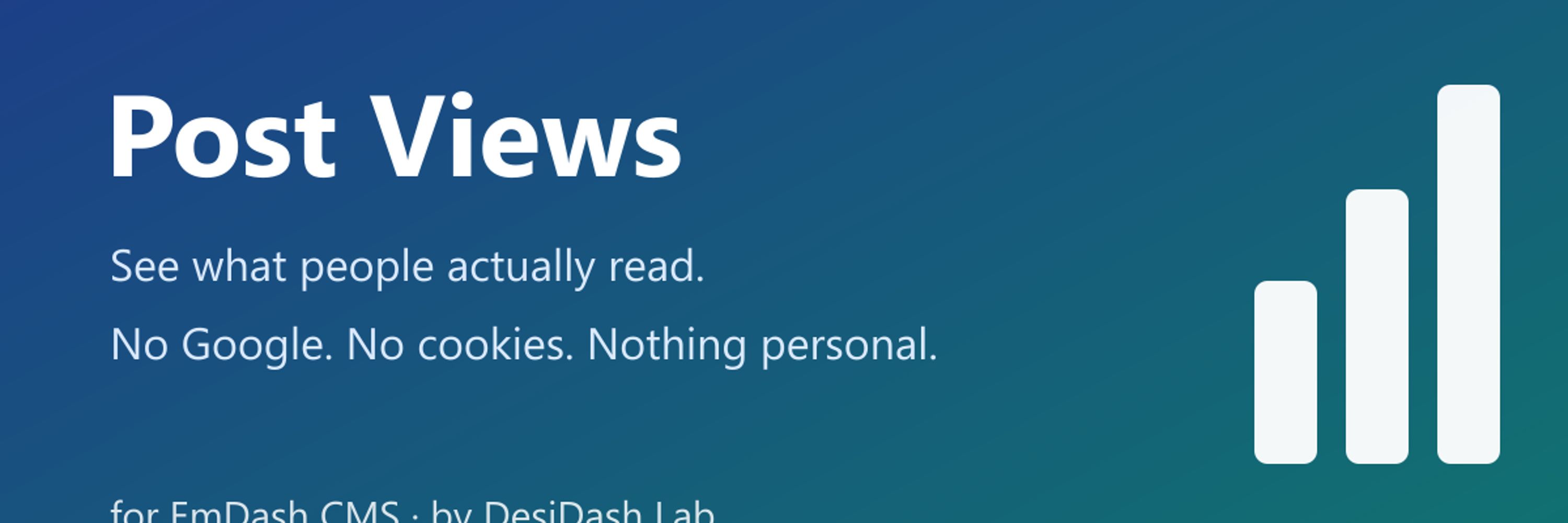 Post Views banner